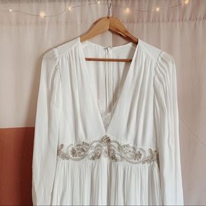 french connection cari maxi bridal dress